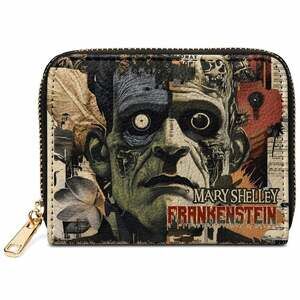 Frankenstein Old Parchment Mini Wallet Horror Goth Halloween New NWT